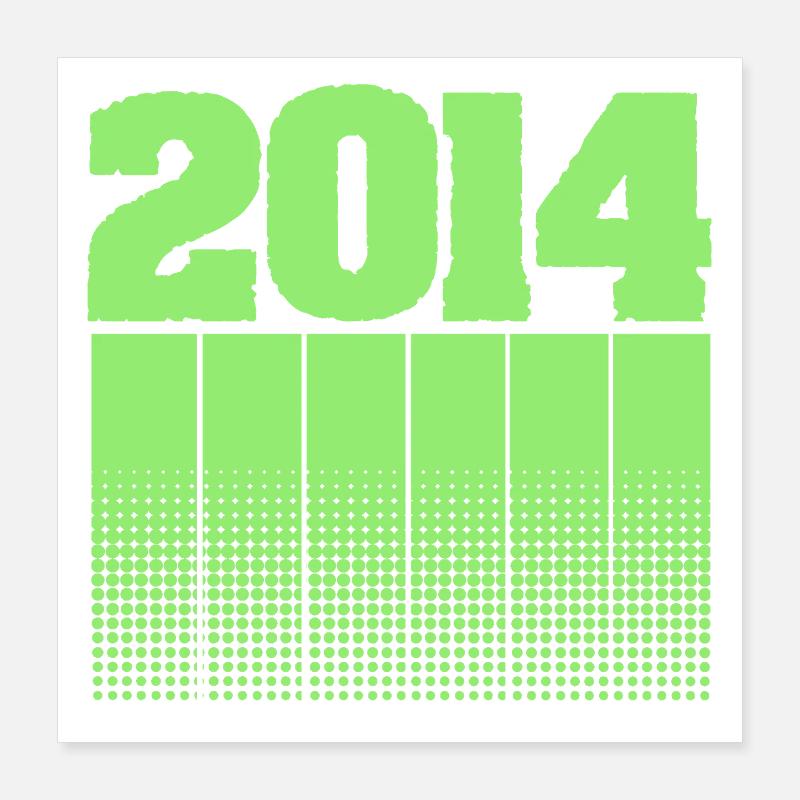 2014 2014 Poster 40 x 40 cm