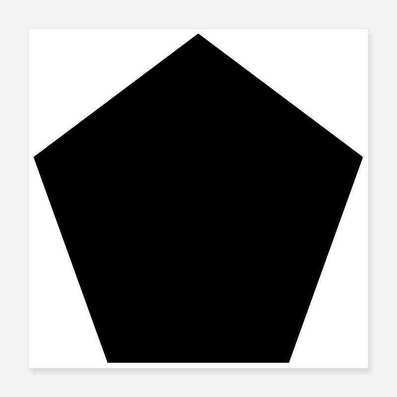 Fuenfeck Poster 40x40 cm