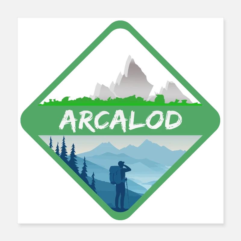 Arcalod Poster 40 x 40 cm