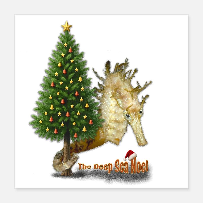 Season's Greetings from the Reef Poster 16" x 16" (40x40 cm)