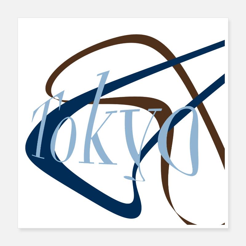 Tokyo Poster 40 x 40 cm