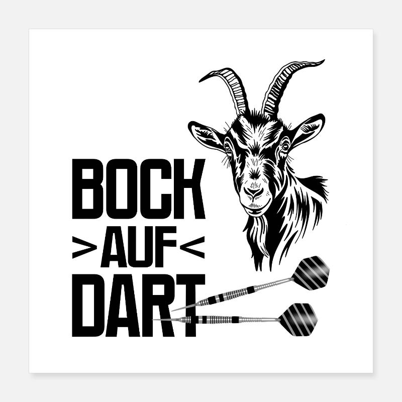 Bock_Auf_DART Poster 40 x 40 cm
