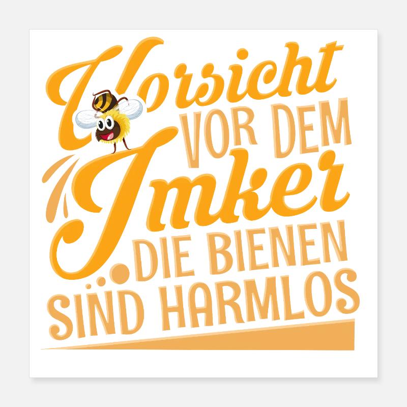 Imker Poster 40x40 cm