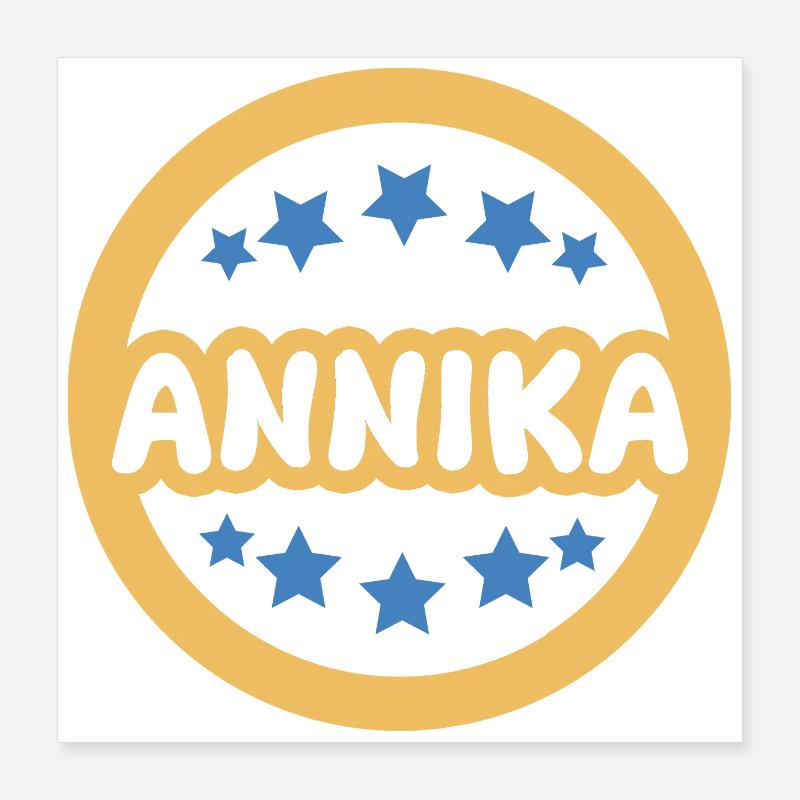 Gift for Annika Poster 16" x 16" (40x40 cm)