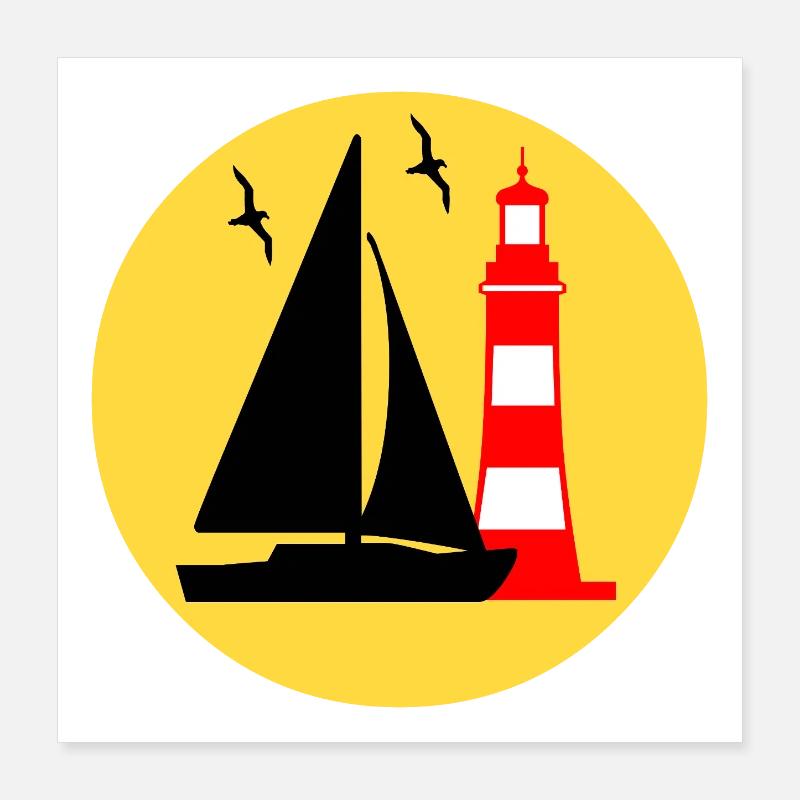 Sail Poster 16" x 16" (40x40 cm)