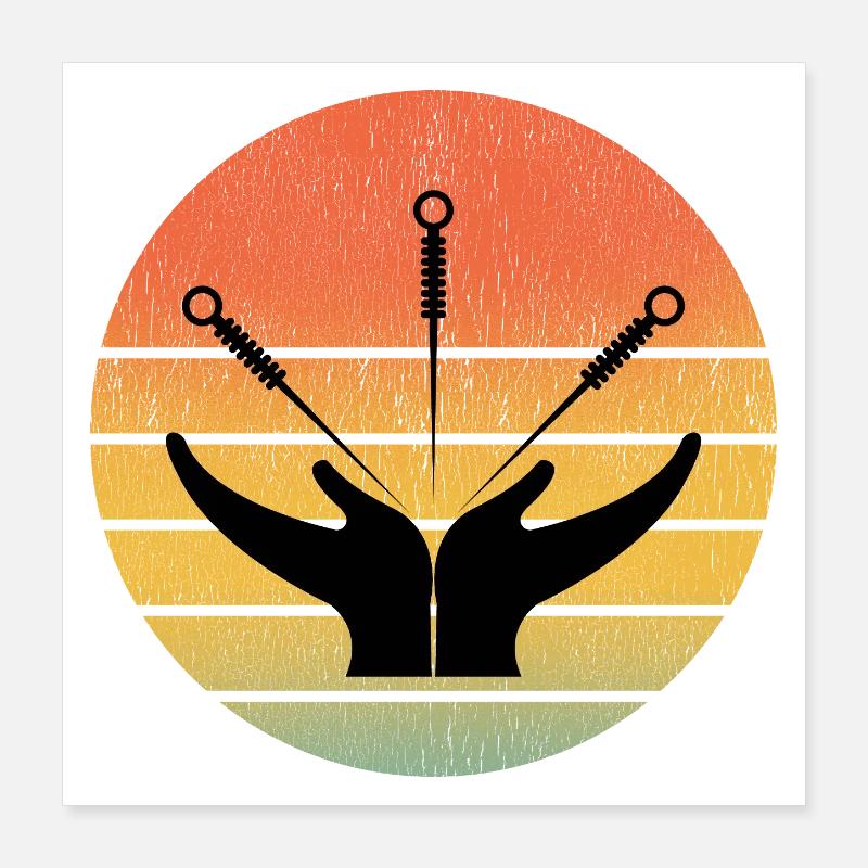 Licensed TCM Practitioner Expert Therapeutic  Poster 16" x 16" (40x40 cm)