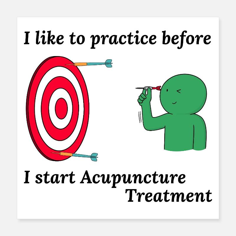 Licensed TCM Practitioner Expert Skilled Poster 16" x 16" (40x40 cm)