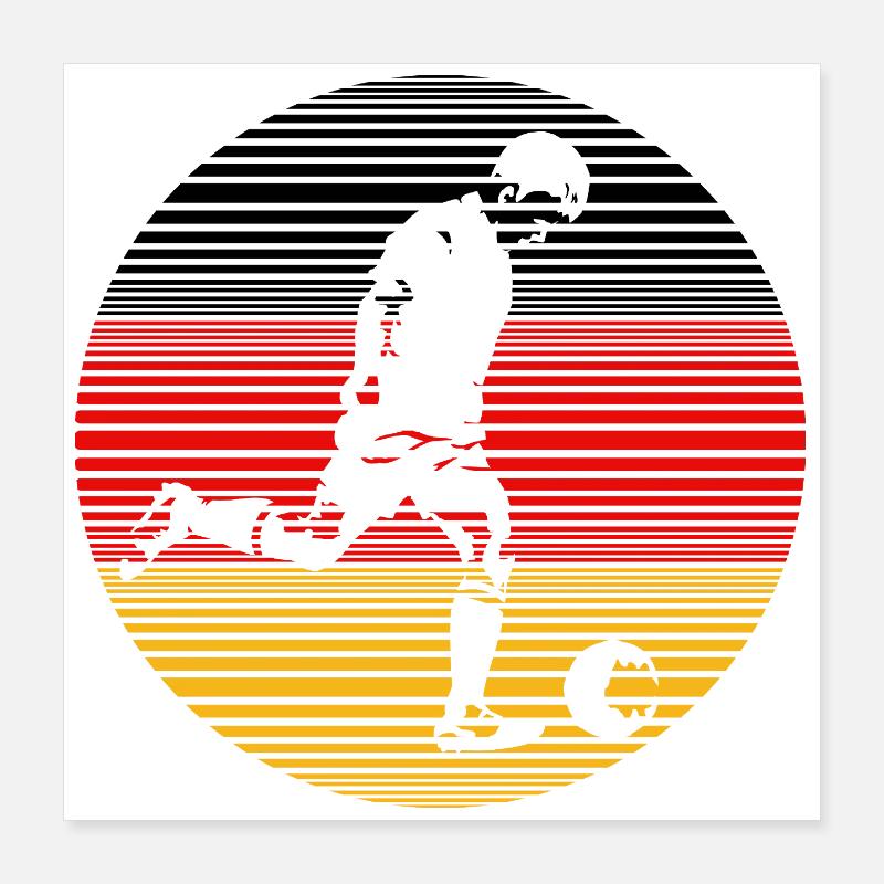 Soccer Poster 16" x 16" (40x40 cm)