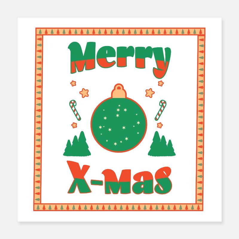 Joyeux Noël Poster 40 x 40 cm