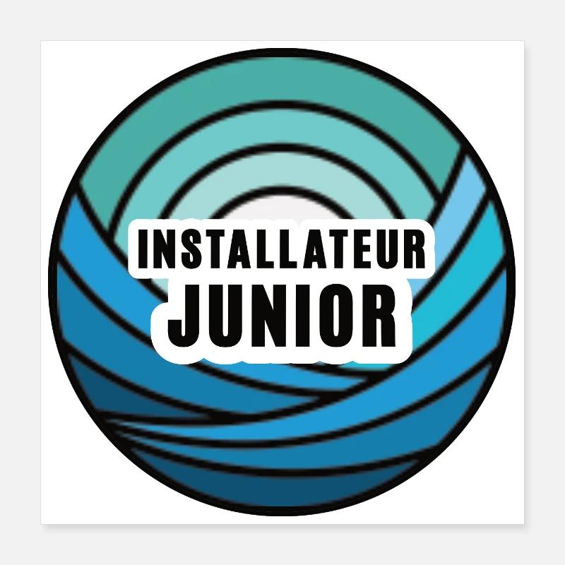 Junior Installer Successor Junior Trainee Poster 16" x 16" (40x40 cm)