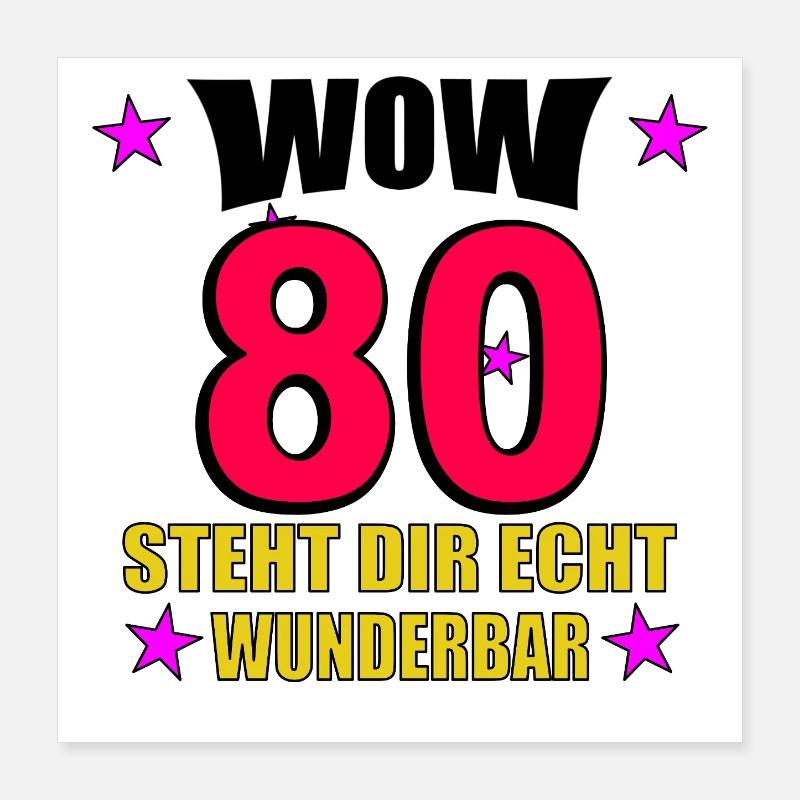 steht dir echt wunderbar Poster 40x40 cm