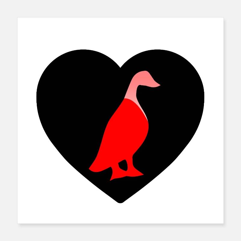 Ducks Poster 16" x 16" (40x40 cm)