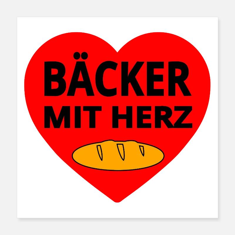 Baker Poster 16" x 16" (40x40 cm)