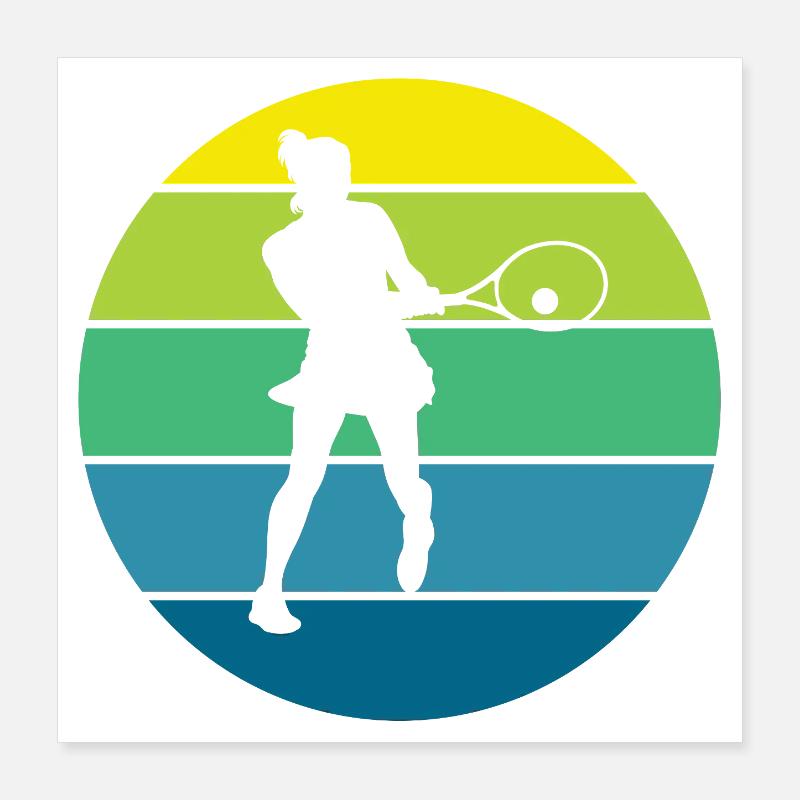 tennis Poster 40 x 40 cm