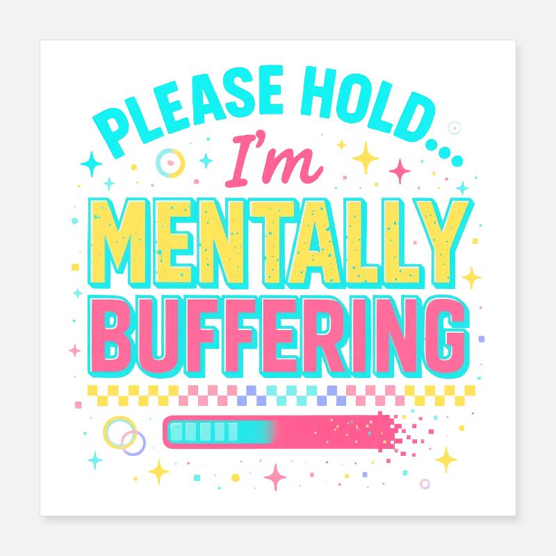 Tampon mental Poster 40 x 40 cm