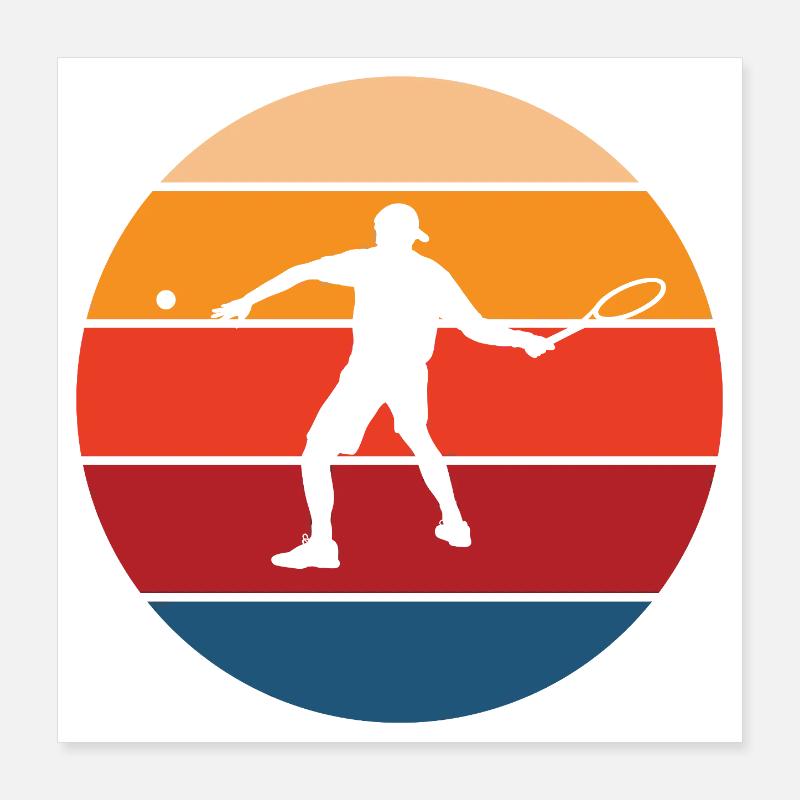 tennis Poster 40 x 40 cm