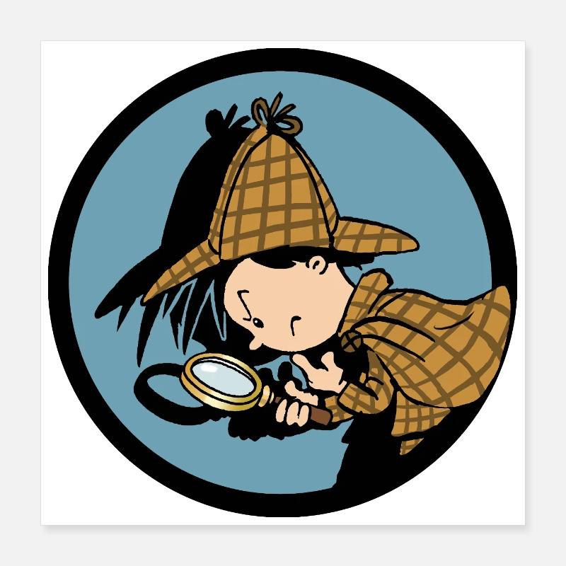 Collection Flo de détective Poster 40 x 40 cm