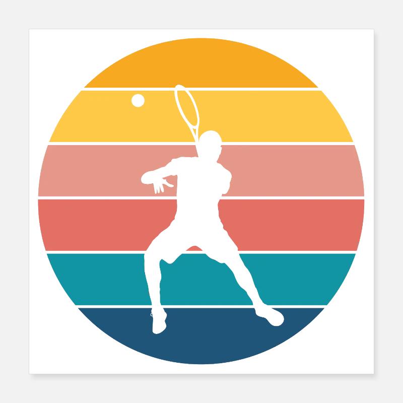 tennis Poster 40 x 40 cm