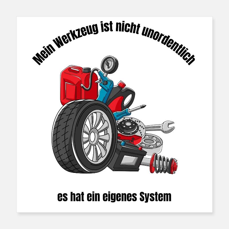 Conception mécanique – Conception d’outils au tournevis Poster 40 x 40 cm