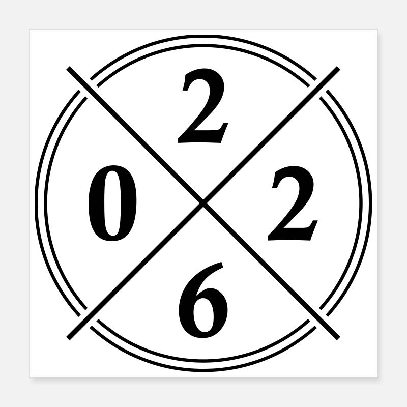 Symbole 2026 Poster 40 x 40 cm