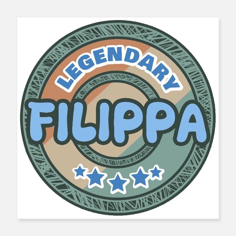 Idée de cadeau Filippa Poster 40 x 40 cm