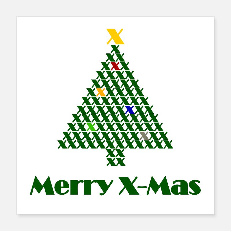 Joyeux Noël ! Poster 40 x 40 cm