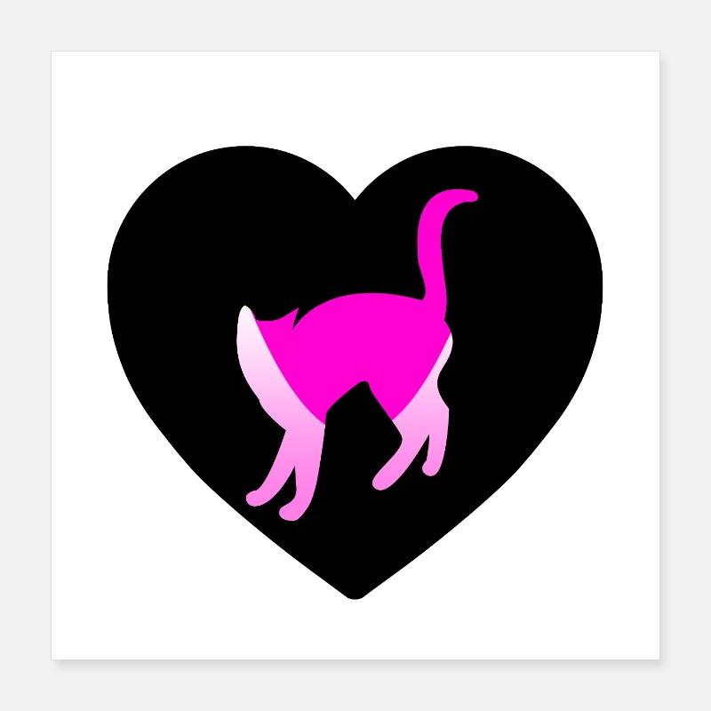 Cat Poster 16" x 16" (40x40 cm)