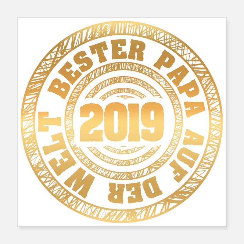 Père 2019 Poster 40 x 40 cm