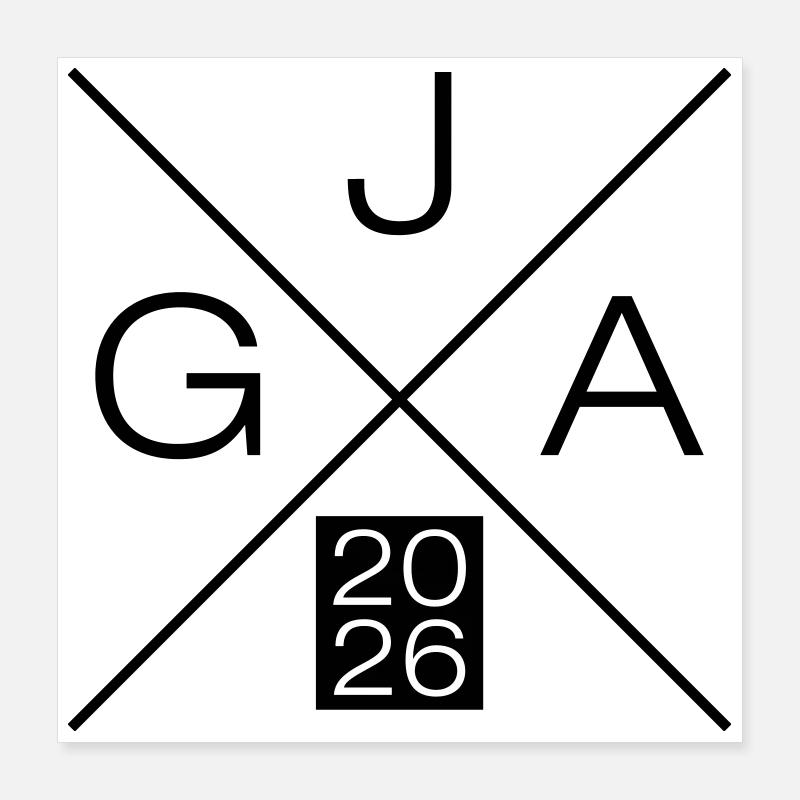 Enterrement de vie de garçon 2026 Poster 40 x 40 cm