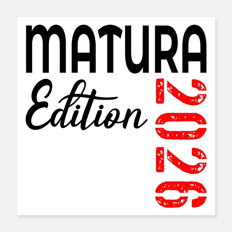 MATURA 2026 MATURITY Poster 16" x 16" (40x40 cm)