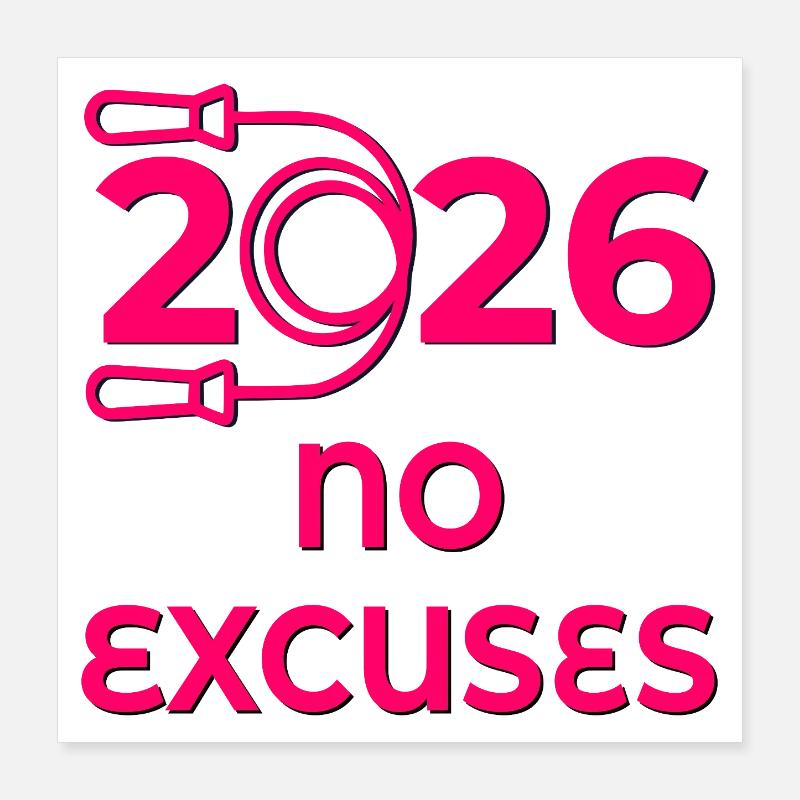 Saut à corde 2026 Poster 40 x 40 cm