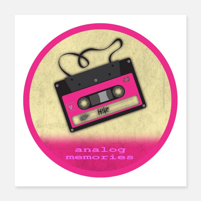 analog_memories Poster 40 x 40 cm