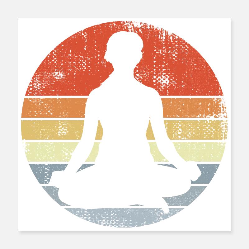 Yogi Drawing Poster 16" x 16" (40x40 cm)