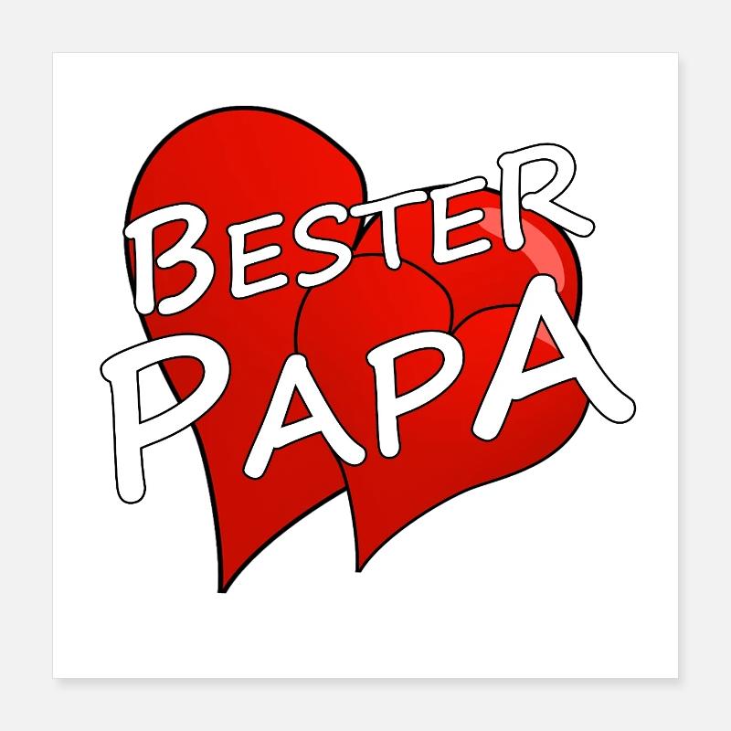 Best Dad Poster 16" x 16" (40x40 cm)
