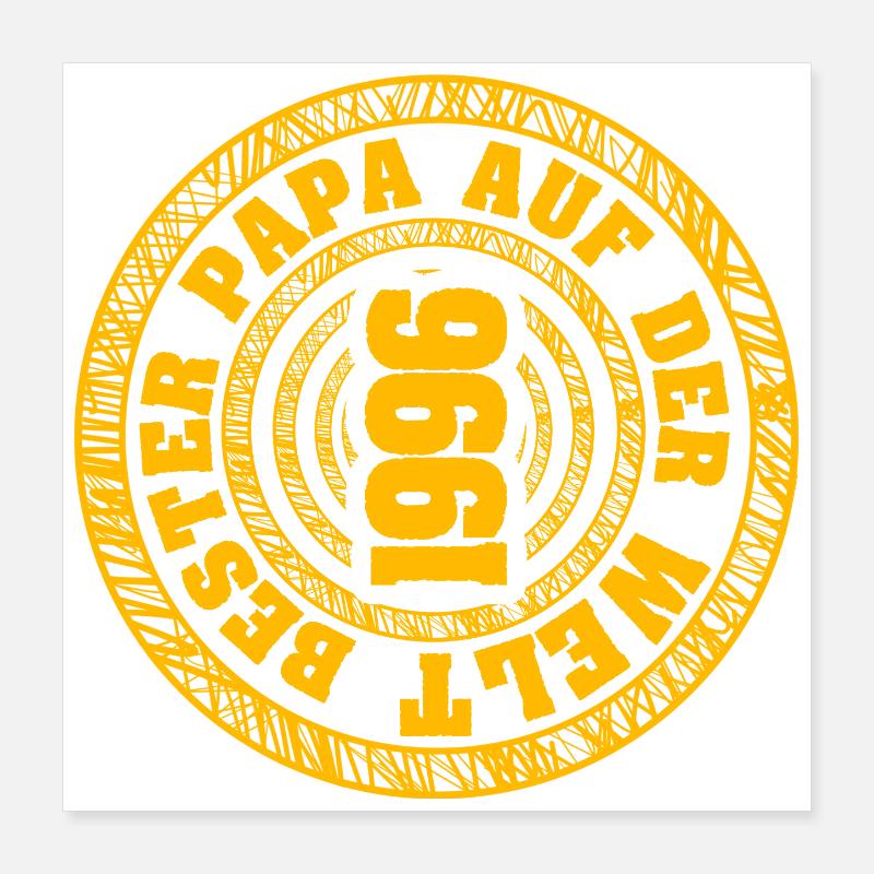 Born in 1996 Poster 16" x 16" (40x40 cm)