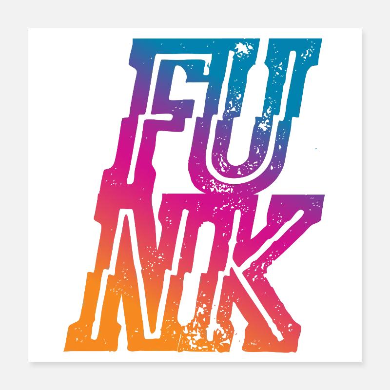 Funk Poster 40 x 40 cm
