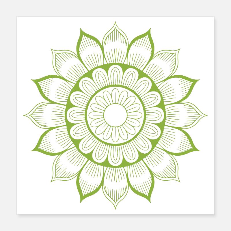 mandala Poster 40 x 40 cm