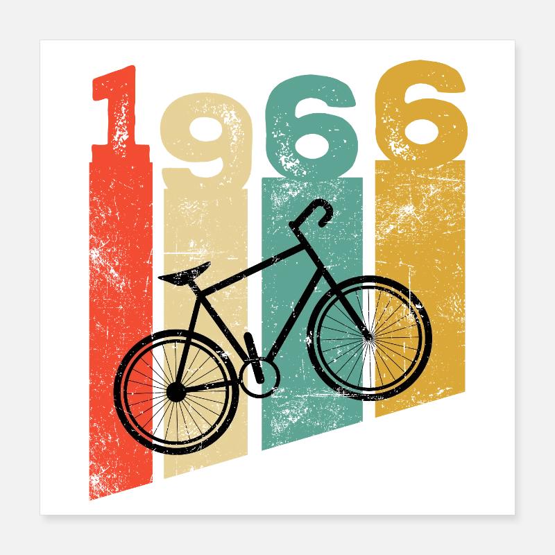 Millésime 1966 Poster 40 x 40 cm