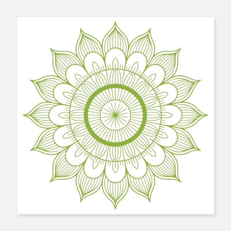 mandala Poster 40 x 40 cm