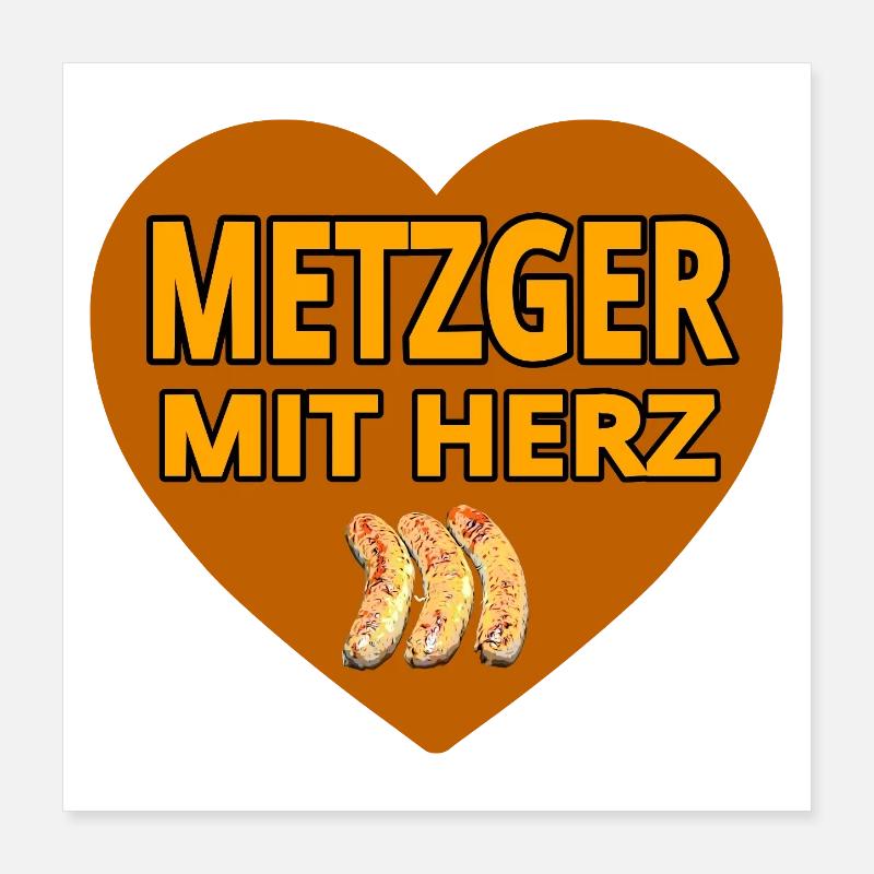 Metzger Poster 40x40 cm