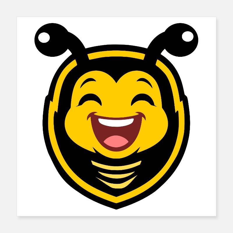 Bee beekeeper beekeeping Poster 16" x 16" (40x40 cm)