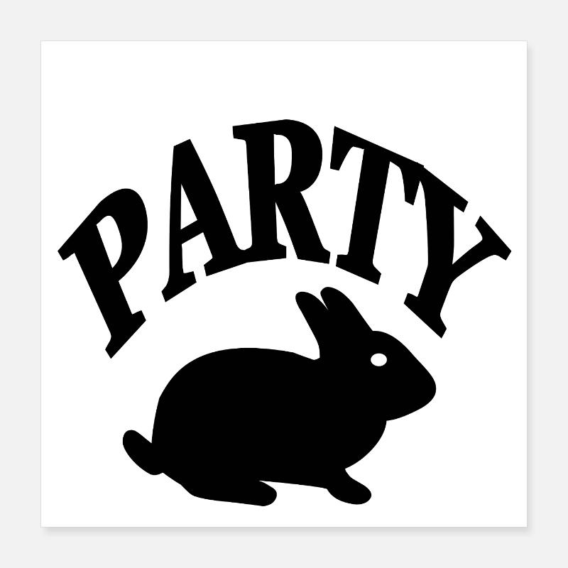 Parti Poster 40 x 40 cm