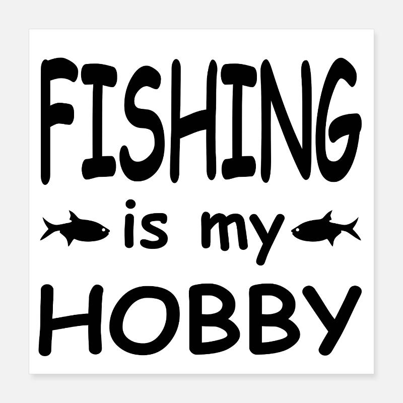 Angling Poster 16" x 16" (40x40 cm)