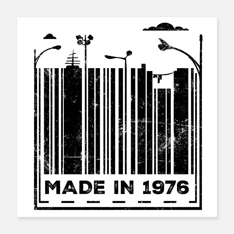 Vintage 1976 Poster 40x40 cm
