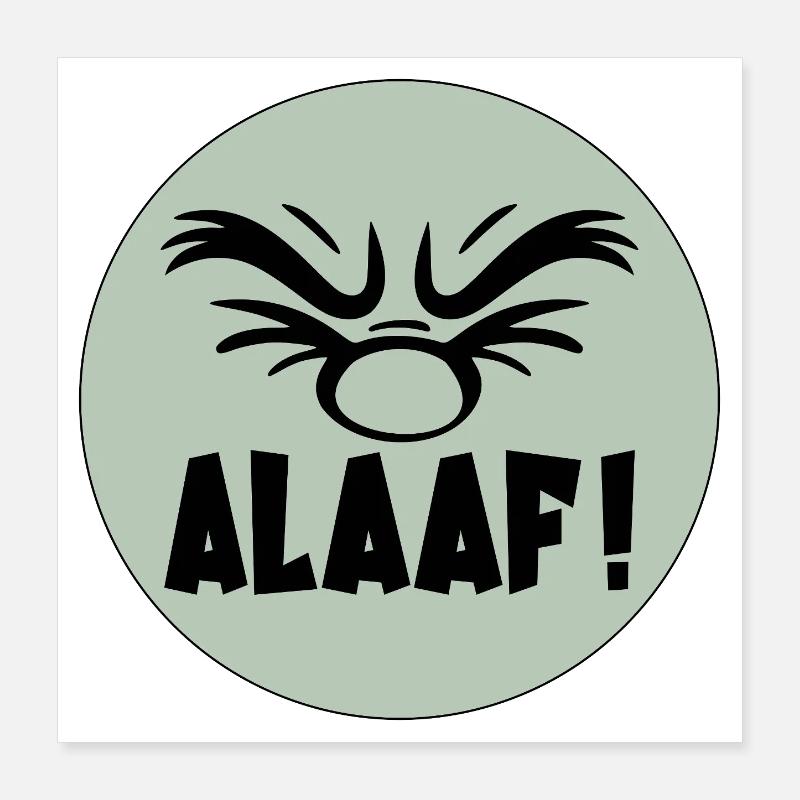 Karneval Kostüm Alaaf Poster 40x40 cm