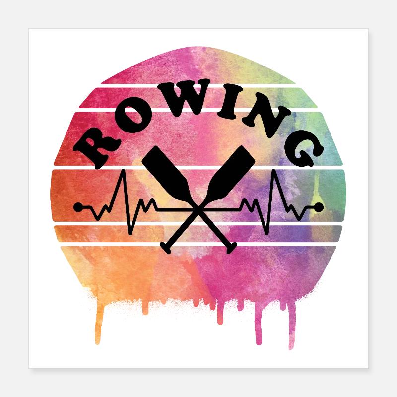 Aviron Poster 40 x 40 cm