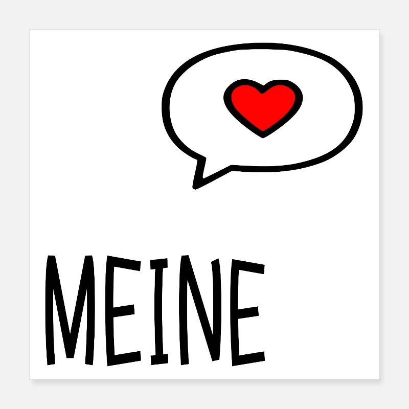 Relationship Valentine's Day My Poster 16" x 16" (40x40 cm)