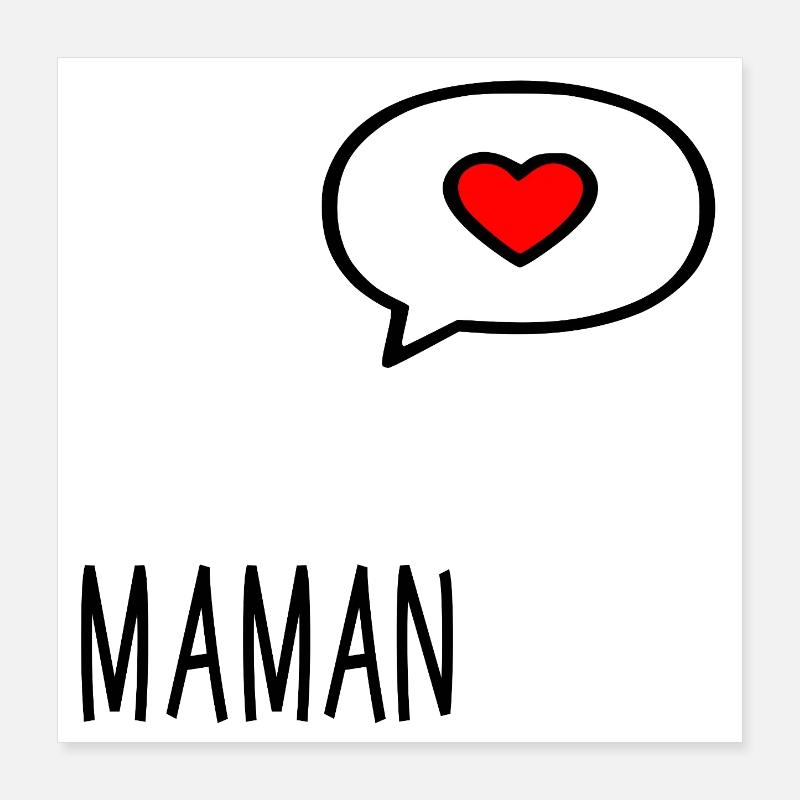 Muttertagsmama Poster 40x40 cm