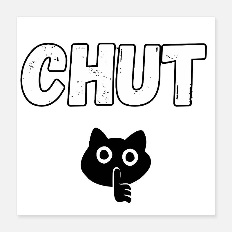 Be quiet Poster 16" x 16" (40x40 cm)