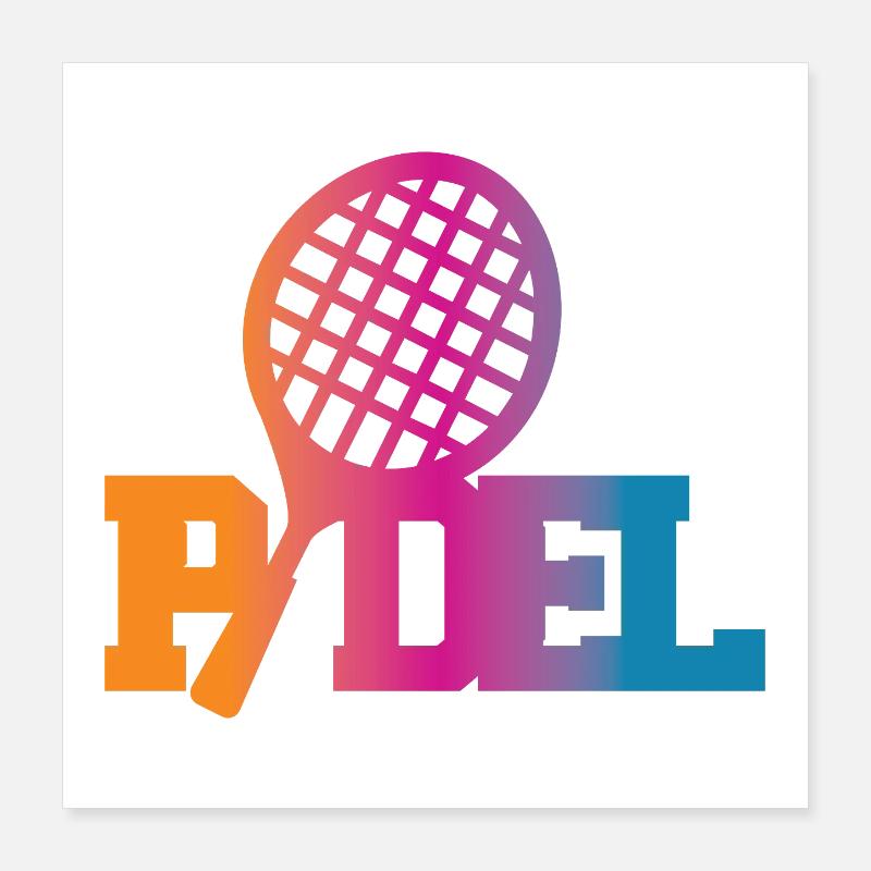 Padel Poster 40 x 40 cm
